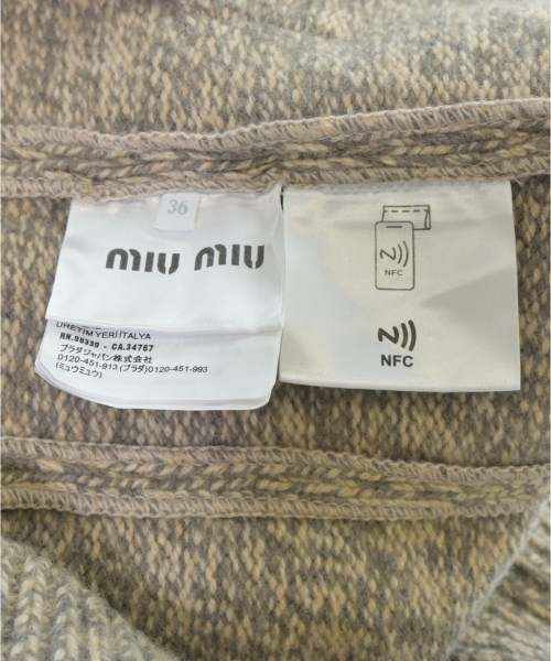 Miu Miu（ミュウミュウ）カーディガン グレー サイズ:36(XS位) レディース/2200670632060