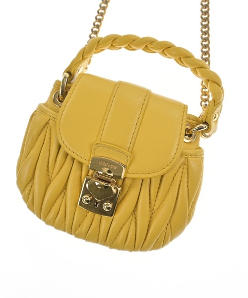 Miu Miu（ミュウミュウ）小物類（その他） 黄 サイズ:- レディース/2200674295032