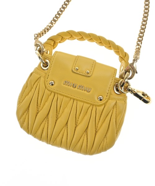 Miu Miu（ミュウミュウ）小物類（その他） 黄 サイズ:- レディース/2200674295032