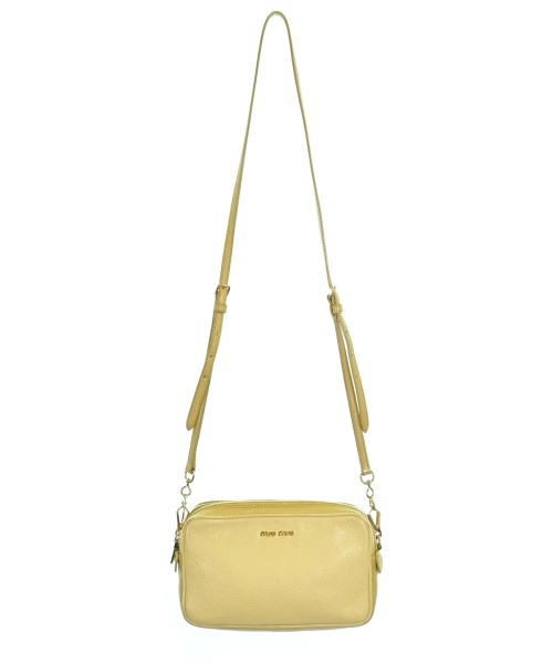 Miu Miu(ミュウミュウ)ショルダーバッグ 黄 サイズ:-/2200667567085