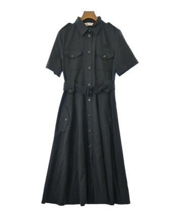 Miu Miu（ミュウミュウ）シャツワンピース 紺 サイズ:40(M位