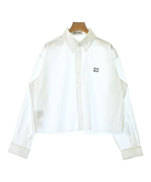 Miu Miu(ミュウミュウ)カジュアルシャツ 白 サイズ:40(M位)/2200675422123