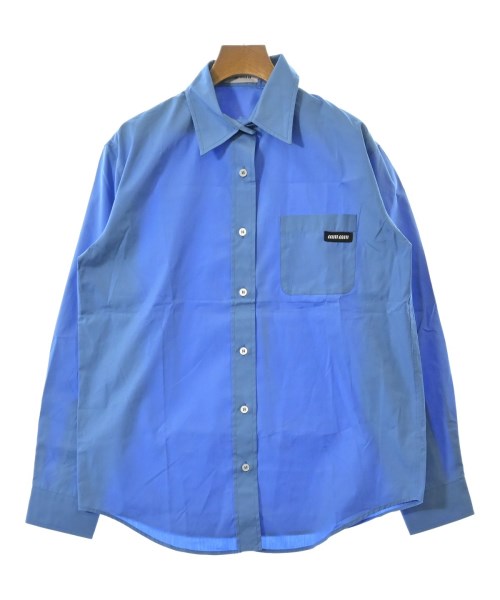 Miu Miu(ミュウミュウ)カジュアルシャツ 青 サイズ:40(M位)/2200675422130