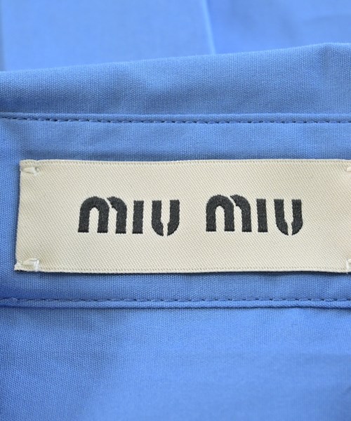 Miu Miu（ミュウミュウ）カジュアルシャツ 青 サイズ:40(M位) レディース/2200675422130