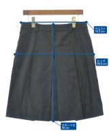 Miu Miu（ミュウミュウ）ひざ丈スカート 紺 サイズ:38(S位) レディース/2200675422147