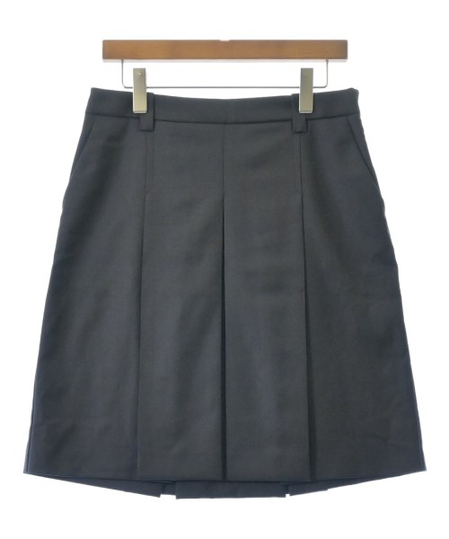 Miu Miu(ミュウミュウ)ひざ丈スカート 紺 サイズ:38(S位)/2200675422154