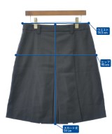 Miu Miu（ミュウミュウ）ひざ丈スカート 紺 サイズ:38(S位) レディース/2200675422154