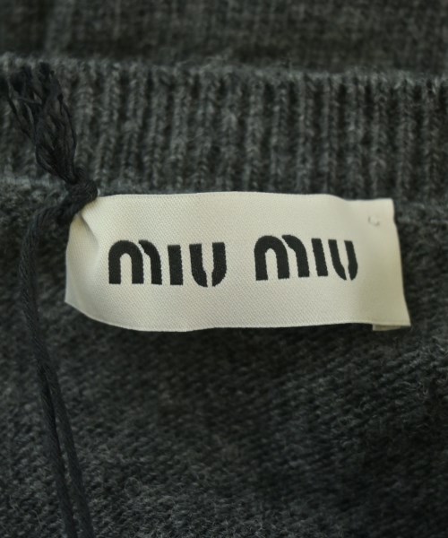 Miu Miu（ミュウミュウ）カーディガン グレー サイズ:38(S位) レディース/2200675171038