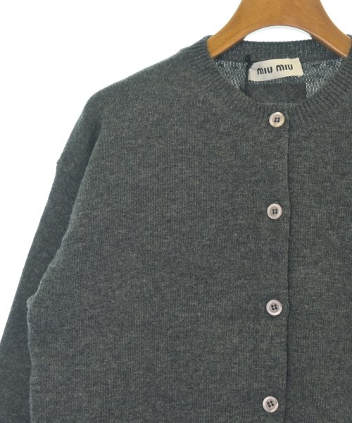 Miu Miu（ミュウミュウ）カーディガン グレー サイズ:38(S位) レディース/2200675171038