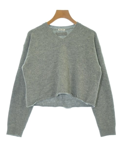 Miu Miu(ミュウミュウ)ニット・セーター グレー サイズ:38(S位)/2200675171045