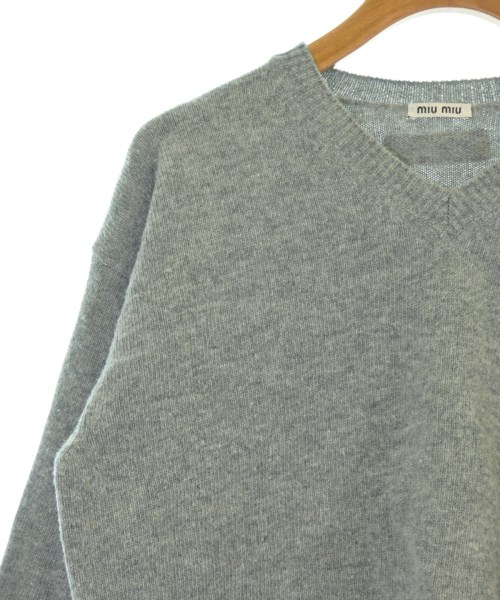 Miu Miu（ミュウミュウ）ニット・セーター グレー サイズ:38(S位) レディース/2200675171045
