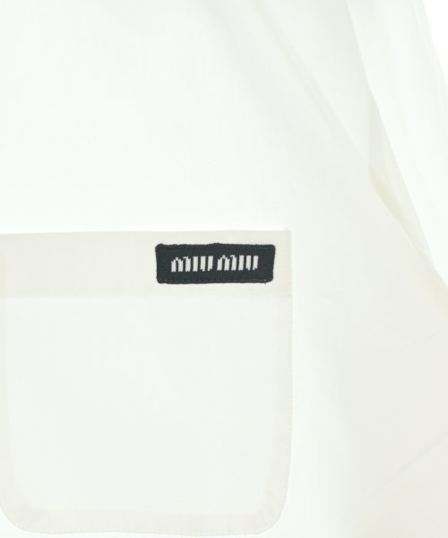 Miu Miu（ミュウミュウ）カジュアルシャツ 白 サイズ:36(XS位) レディース/2200675171069