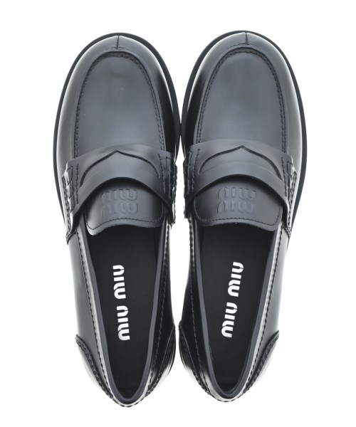 Miu Miu（ミュウミュウ）ドレスシューズ/ローファー 黒 サイズ:EU37(23.5cm位) レディース/2200675171144