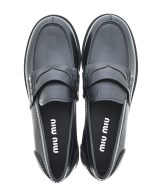 Miu Miu（ミュウミュウ）ドレスシューズ/ローファー 黒 サイズ:EU37(23.5cm位) レディース/2200675171144