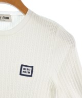 Miu Miu（ミュウミュウ）ニット・セーター 白 サイズ:42(M位) レディース/2200676478068
