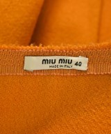 Miu Miu（ミュウミュウ）ひざ丈スカート オレンジ サイズ:40(M位) レディース/2200677125022