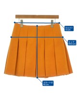 Miu Miu（ミュウミュウ）ひざ丈スカート オレンジ サイズ:40(M位) レディース/2200677125022