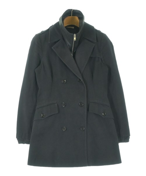 Miu Miu(ミュウミュウ)ピーコート 紺 サイズ:38(S位)/2200677514017