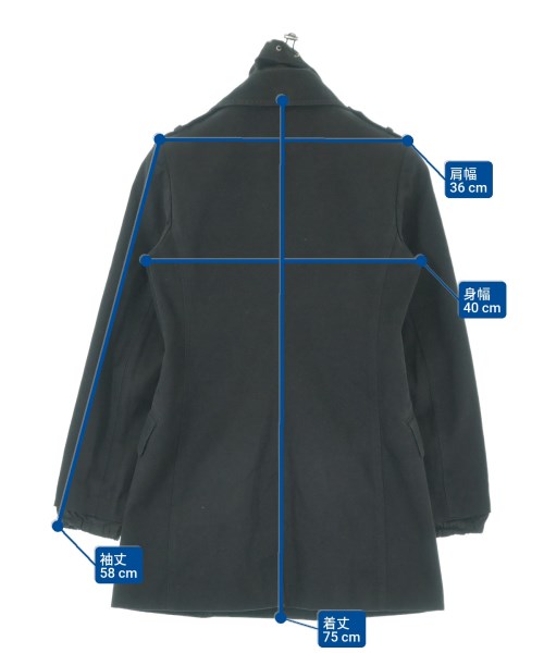 Miu Miu（ミュウミュウ）ピーコート 紺 サイズ:38(S位) レディース/2200677514017