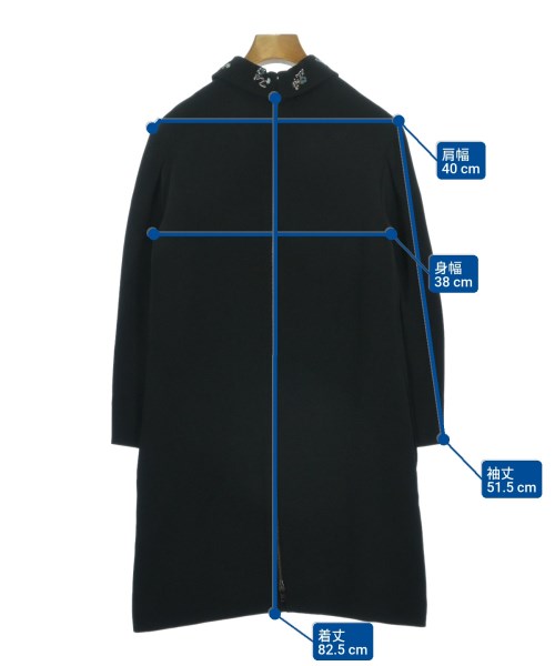 Miu Miu（ミュウミュウ）ワンピース 黒 サイズ:36(XS位) レディース/2200672469794