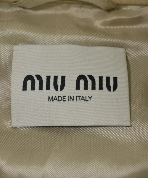 Miu Miu（ミュウミュウ）ブルゾン ベージュ サイズ:40(M位) レディース/2200678070055