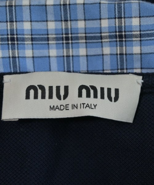 Miu Miu（ミュウミュウ）ポロシャツ 紺 サイズ:XL レディース/2200678070062