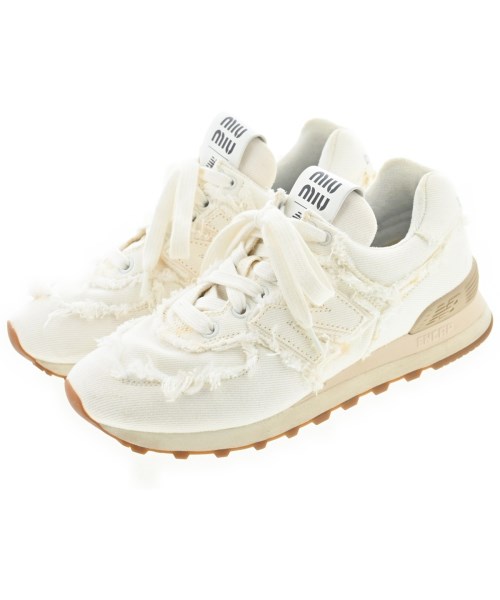 Miu Miu(ミュウミュウ)スニーカー 白 サイズ:EU35 1/2(22cm位)/2200678556153