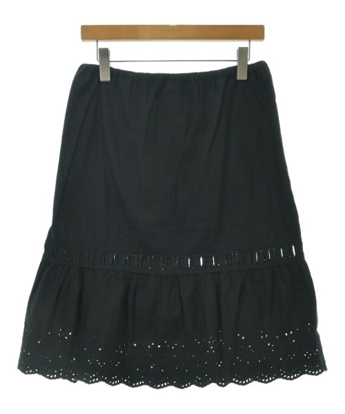 Miu Miu(ミュウミュウ)ひざ丈スカート 黒 サイズ:42(M位)/2200678575123