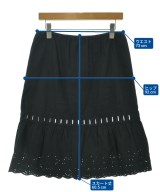 Miu Miu（ミュウミュウ）ひざ丈スカート 黒 サイズ:42(M位) レディース/2200678575123