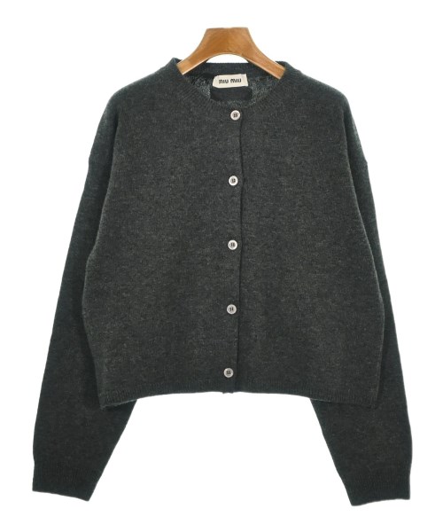 Miu Miu(ミュウミュウ)カーディガン グレー サイズ:48(XXL位)/2200678579022