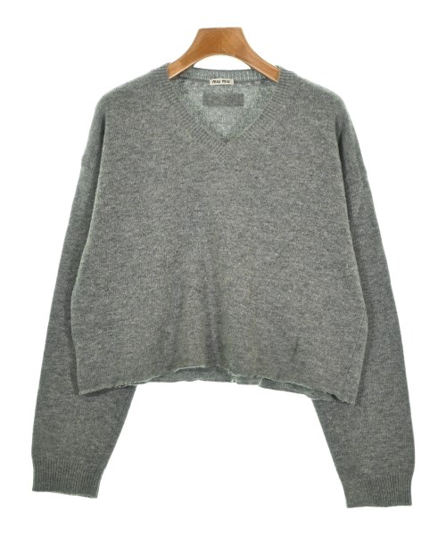 Miu Miu(ミュウミュウ)ニット・セーター グレー サイズ:46(XL位)/2200678579039
