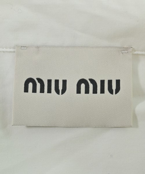 Miu Miu（ミュウミュウ）カジュアルシャツ 白 サイズ:46(XL位) レディース/2200678579046