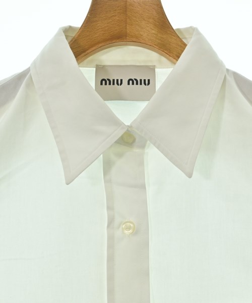 Miu Miu（ミュウミュウ）カジュアルシャツ 白 サイズ:46(XL位) レディース/2200678579053