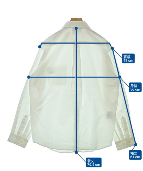 Miu Miu（ミュウミュウ）カジュアルシャツ 白 サイズ:46(XL位) レディース/2200678579053