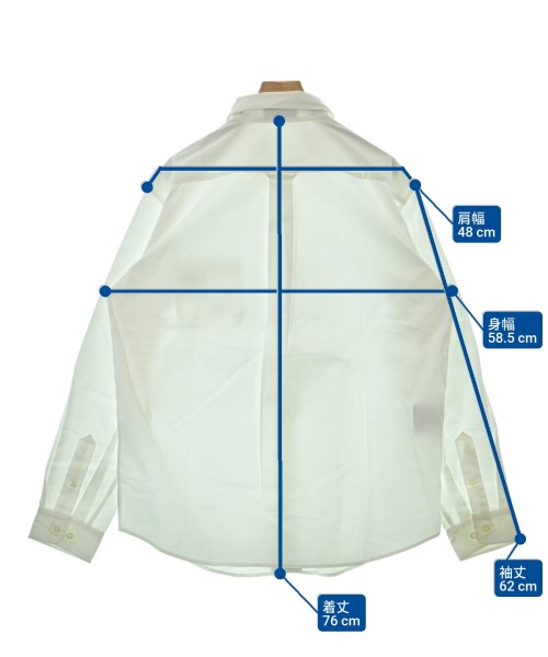 Miu Miu（ミュウミュウ）カジュアルシャツ 白 サイズ:46(XL位) レディース/2200678579060