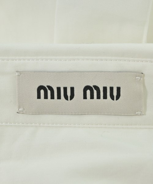 Miu Miu（ミュウミュウ）カジュアルシャツ 白 サイズ:46(XL位) レディース/2200678579077