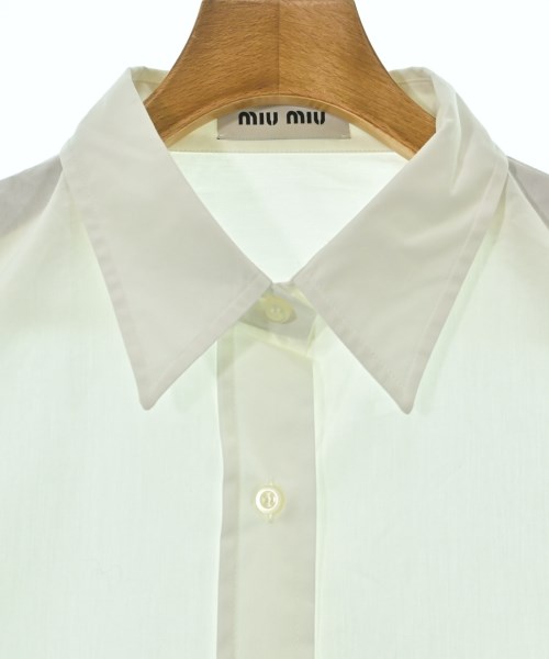 Miu Miu（ミュウミュウ）カジュアルシャツ 白 サイズ:46(XL位) レディース/2200678579077