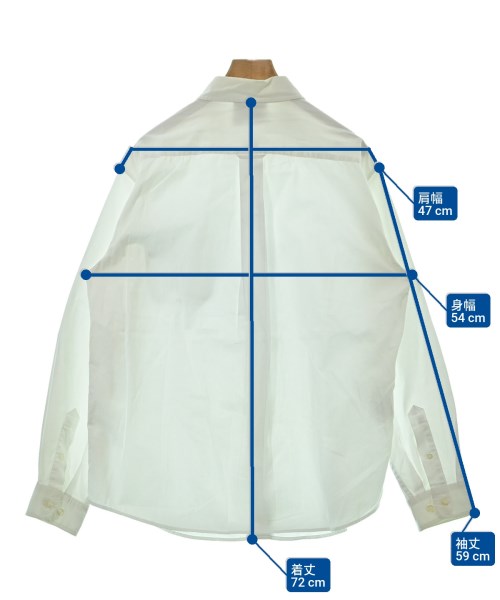 Miu Miu（ミュウミュウ）カジュアルシャツ 白 サイズ:46(XL位) レディース/2200678579084