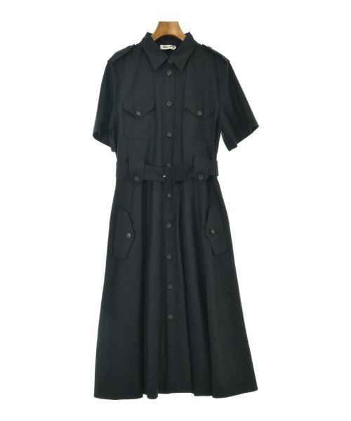 Miu Miu(ミュウミュウ)シャツワンピース 紺 サイズ:44(L位)/2200678579091