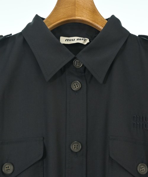 Miu Miu（ミュウミュウ）シャツワンピース 紺 サイズ:44(L位) レディース/2200678579091