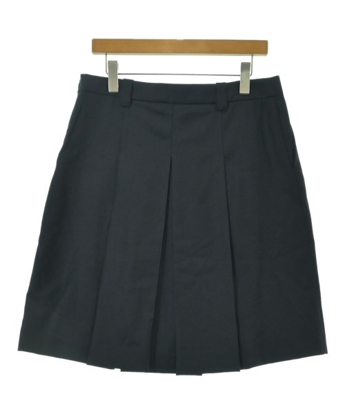 Miu Miu（ミュウミュウ）ひざ丈スカート 紺 サイズ:40(M位) レディース/2200678579107