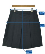 Miu Miu（ミュウミュウ）ひざ丈スカート 紺 サイズ:40(M位) レディース/2200678579107