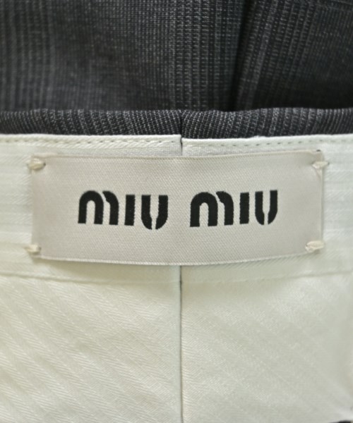 Miu Miu（ミュウミュウ）スラックス グレー サイズ:42(M位) レディース/2200678579114