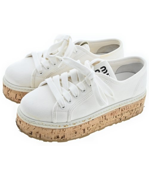 Miu Miu(ミュウミュウ)スニーカー 白 サイズ:EU36 1/2(23cm位)/2200679604051