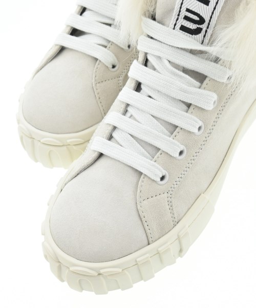 Miu Miu（ミュウミュウ）スニーカー グレー サイズ:EU35 1/2(22cm位) レディース/2200680112019