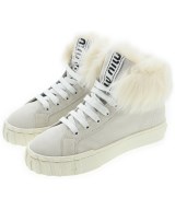 Miu Miu（ミュウミュウ）スニーカー グレー サイズ:EU35 1/2(22cm位) レディース/2200680112019