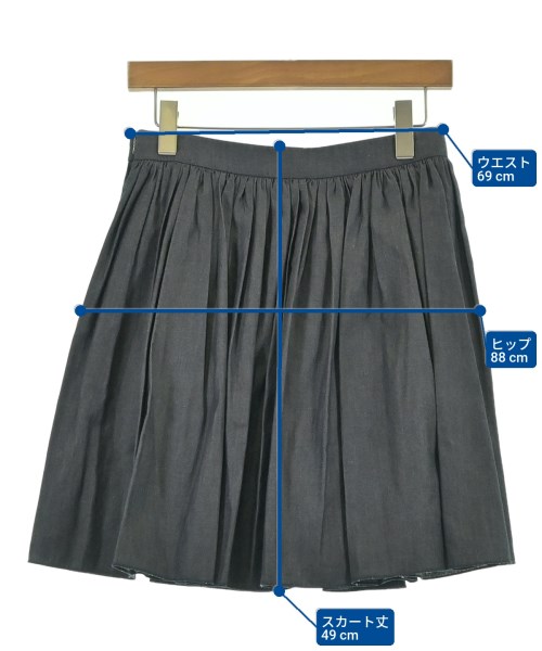 Miu Miu（ミュウミュウ）ひざ丈スカート 青 サイズ:42(M位) レディース/2200675918152