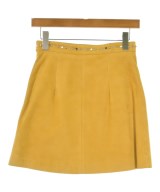 Miu Miu（ミュウミュウ）ミニスカート 黄 サイズ:36(XS位) レディース/2200680961198