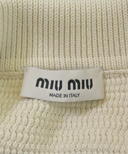 Miu Miu（ミュウミュウ）カーディガン 白 サイズ:38(S位) レディース/2200682014014