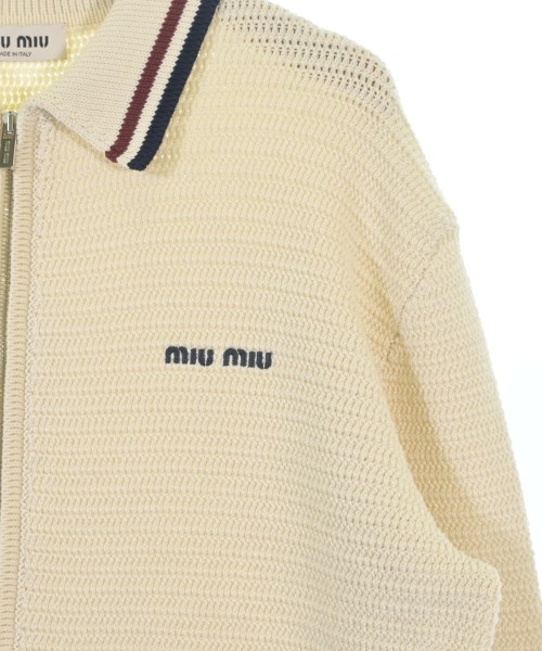 Miu Miu（ミュウミュウ）カーディガン 白 サイズ:38(S位) レディース/2200682014014